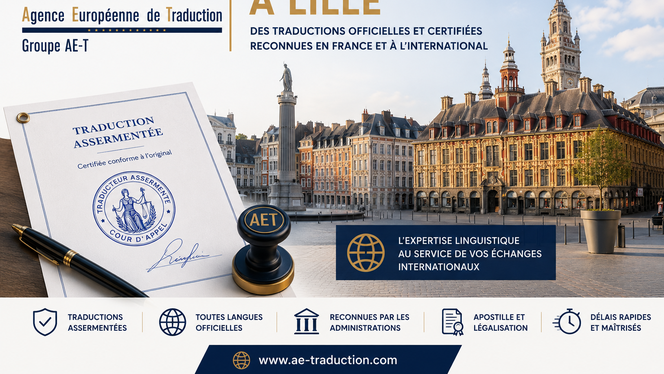 alt="Traductions assermentées à Lille pour documents administratifs, juridiques et officiels"